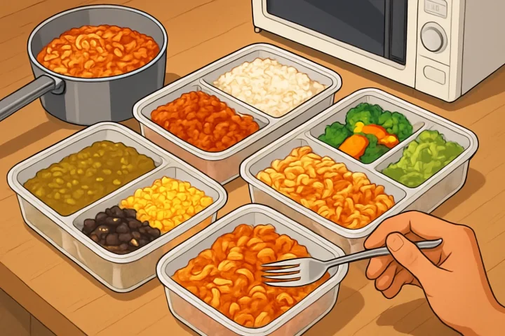 Recetas fáciles para batch cooking para una persona: ilustración práctica de la guía