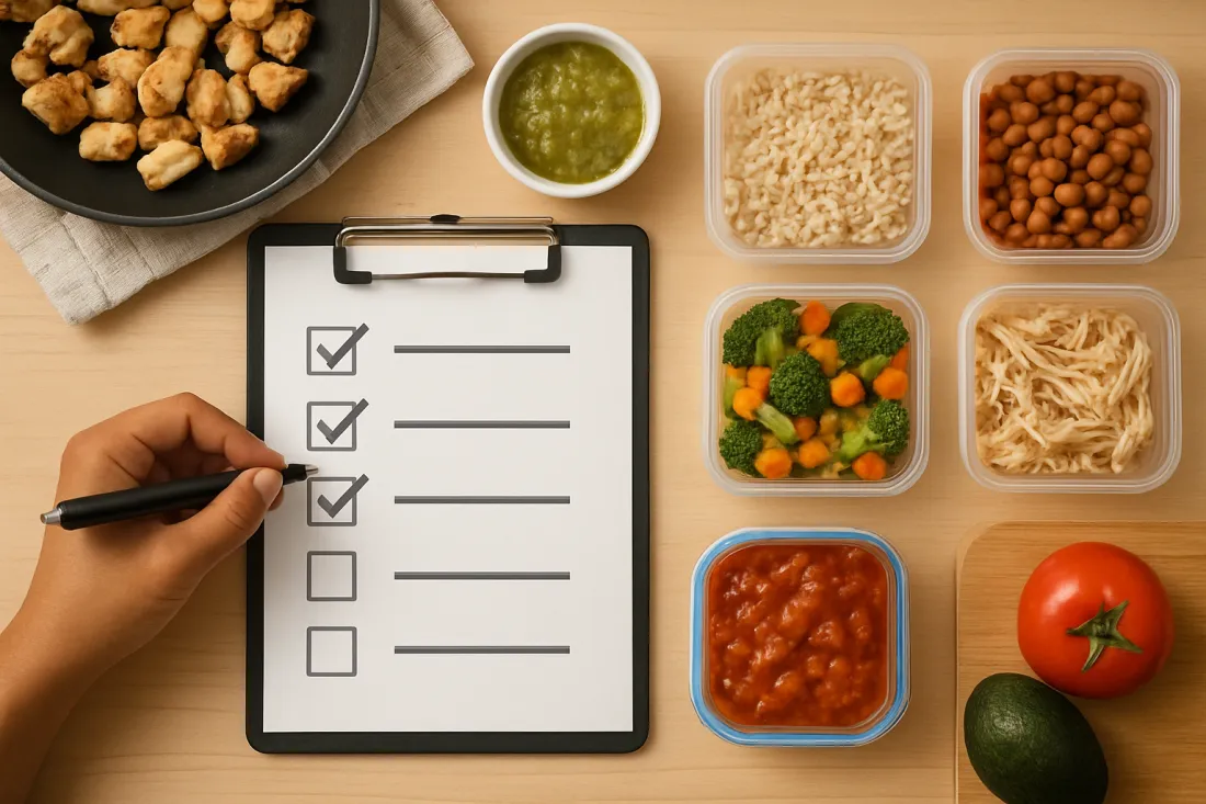 Batch cooking económico para una persona: lista práctica de comprobación antes de actuar
