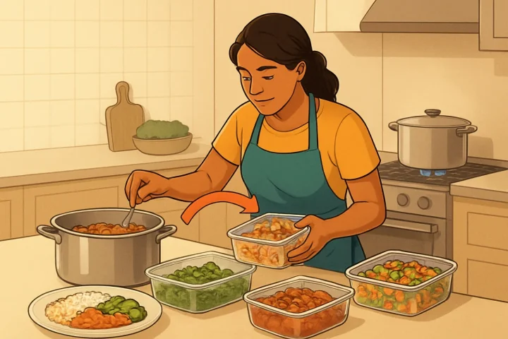 Qué es el batch cooking rápido: ilustración práctica de la guía