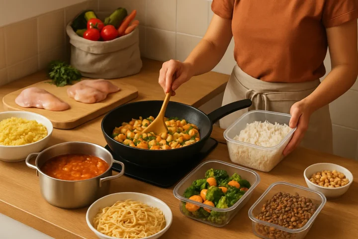 Batch cooking económico para principiantes paso a paso: ilustración práctica de la guía