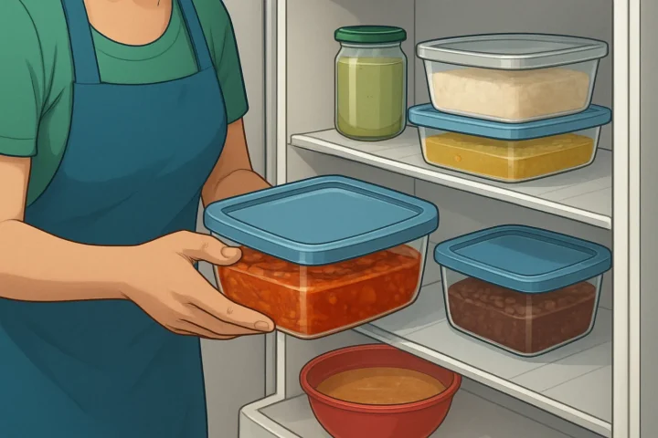 Cómo conservar sobras de comida casera de forma segura: ilustración práctica de la guía
