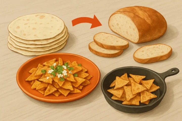 Qué hacer con tortillas duras y pan duro: ilustración práctica de la guía