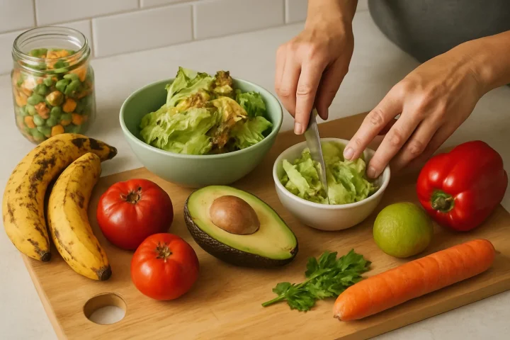 Qué hacer con frutas y verduras a punto de echarse a perder: ilustración práctica de la guía