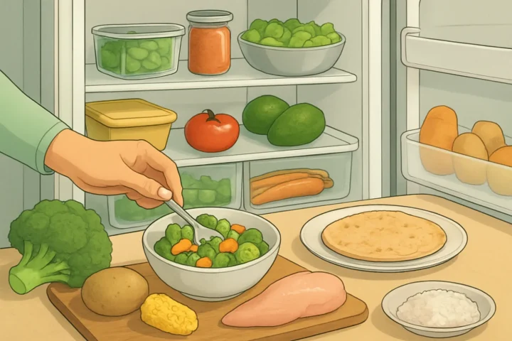 Qué cocinar con lo que tengo en el refri: ilustración práctica de la guía