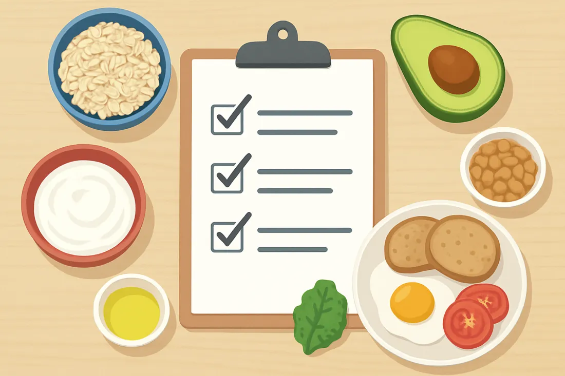 Desayunos saludables en 30 minutos: lista práctica de comprobación antes de actuar