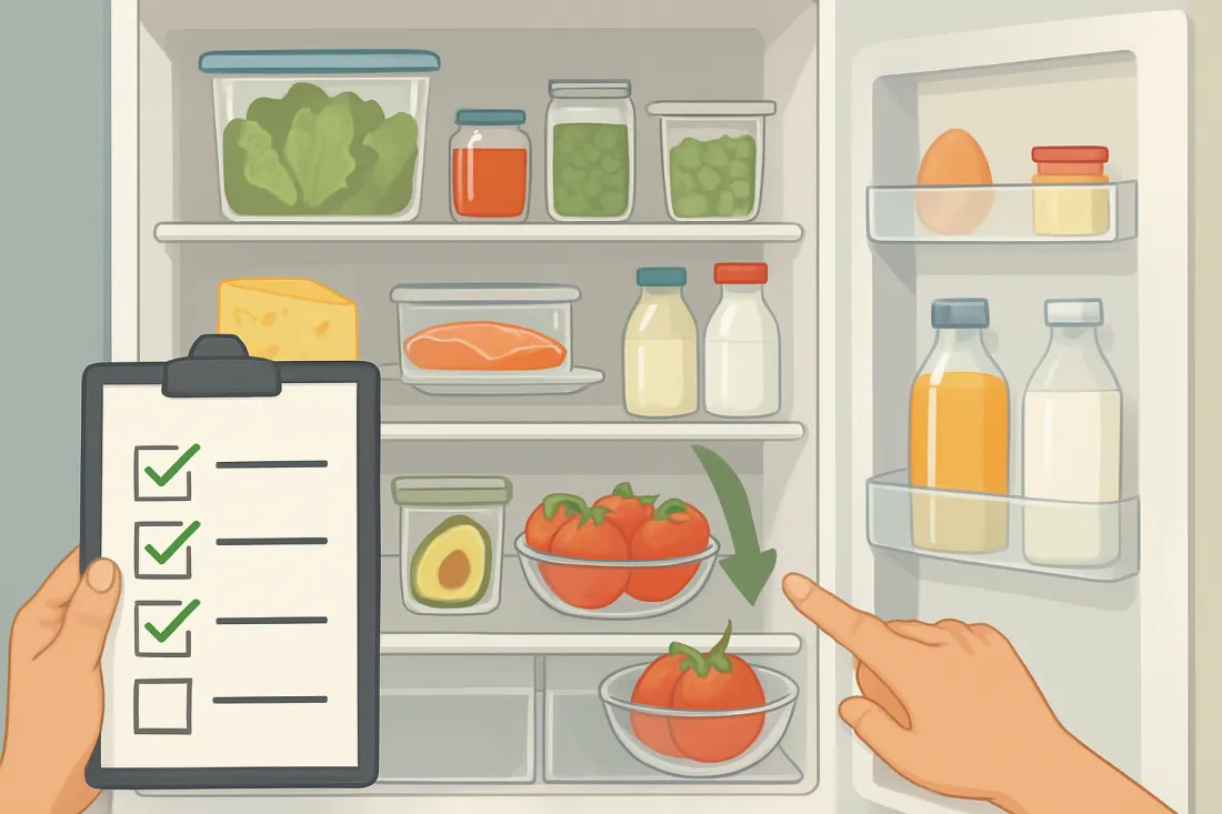Cómo organizar el refri para aprovechar mejor los alimentos: lista práctica de comprobación antes de actuar