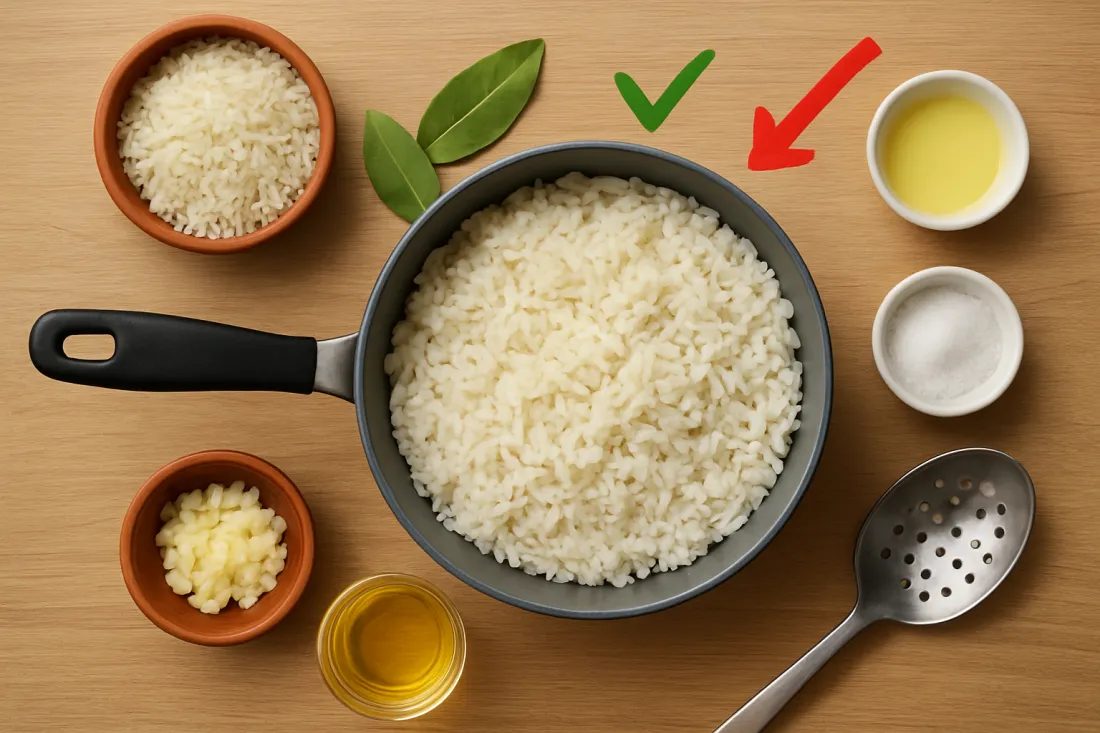 Arroz blanco mexicano para acompañar: lista práctica de comprobación antes de actuar