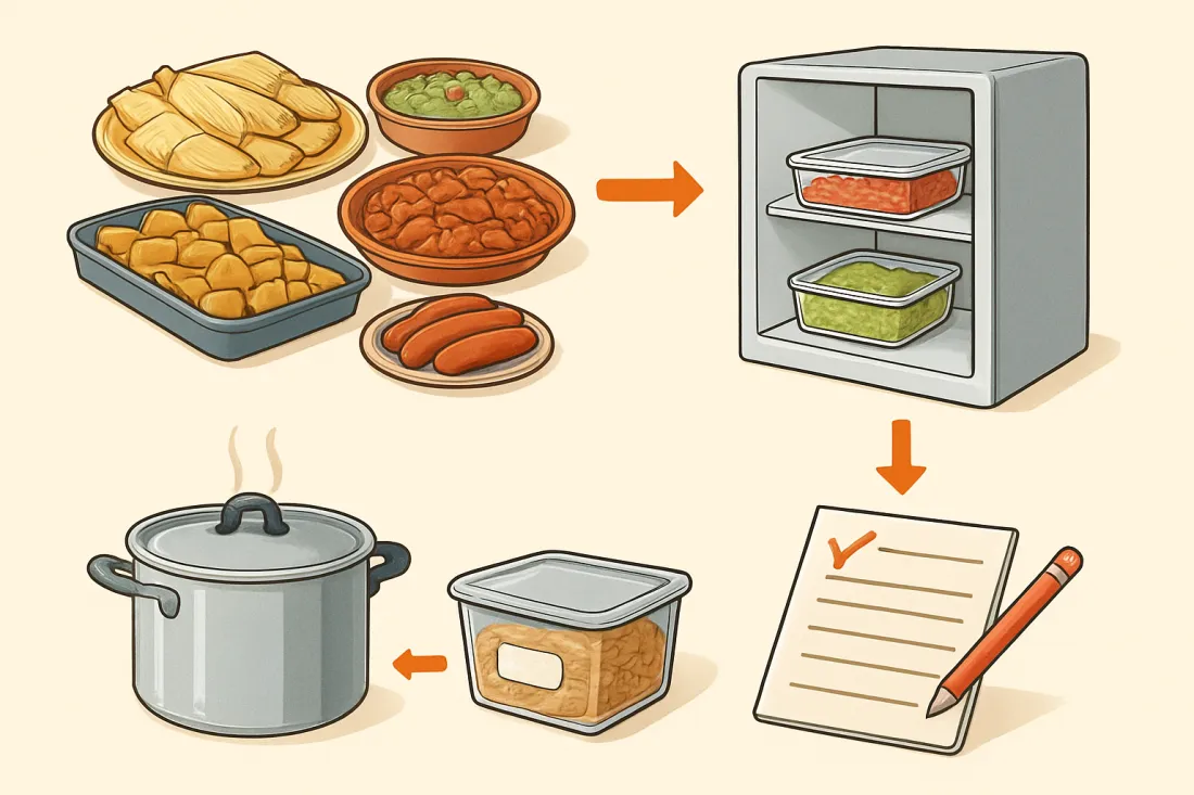 Qué hacer con la comida que sobra de una fiesta: esquema de los elementos clave