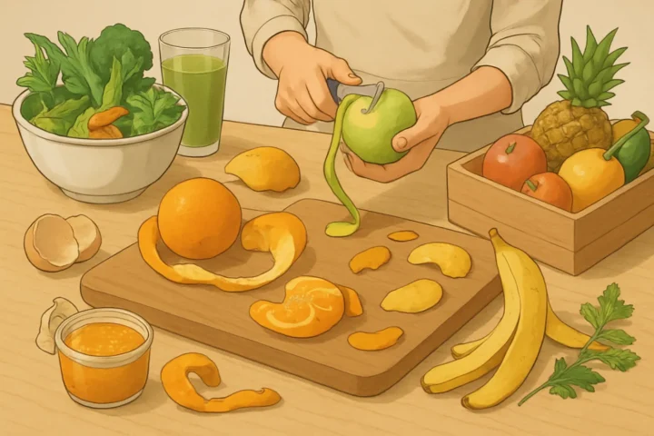 Recetas para aprovechar frutas y verduras: ilustración práctica de la guía