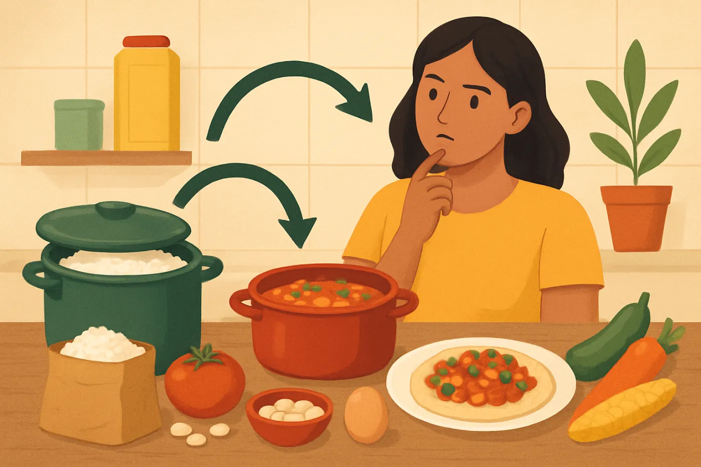 Qué cocinar con lo que tengo económico y rápido: ilustración práctica de la guía
