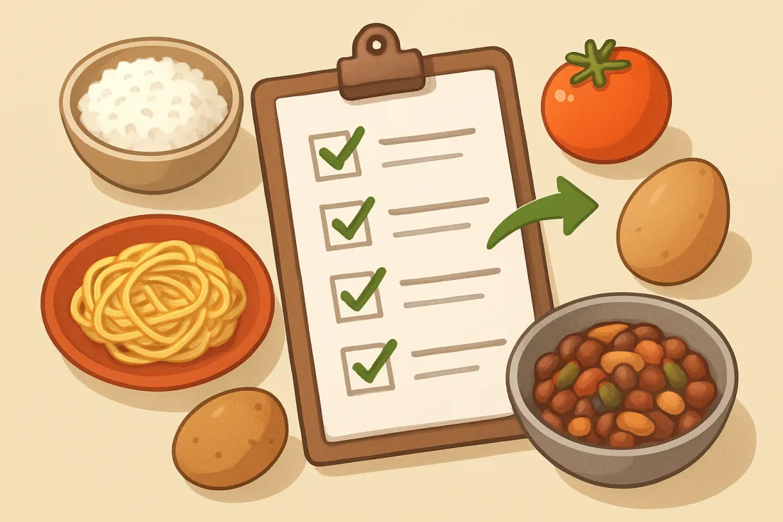 Qué cocinar con lo que tengo económico y rápido: lista práctica de comprobación antes de actuar