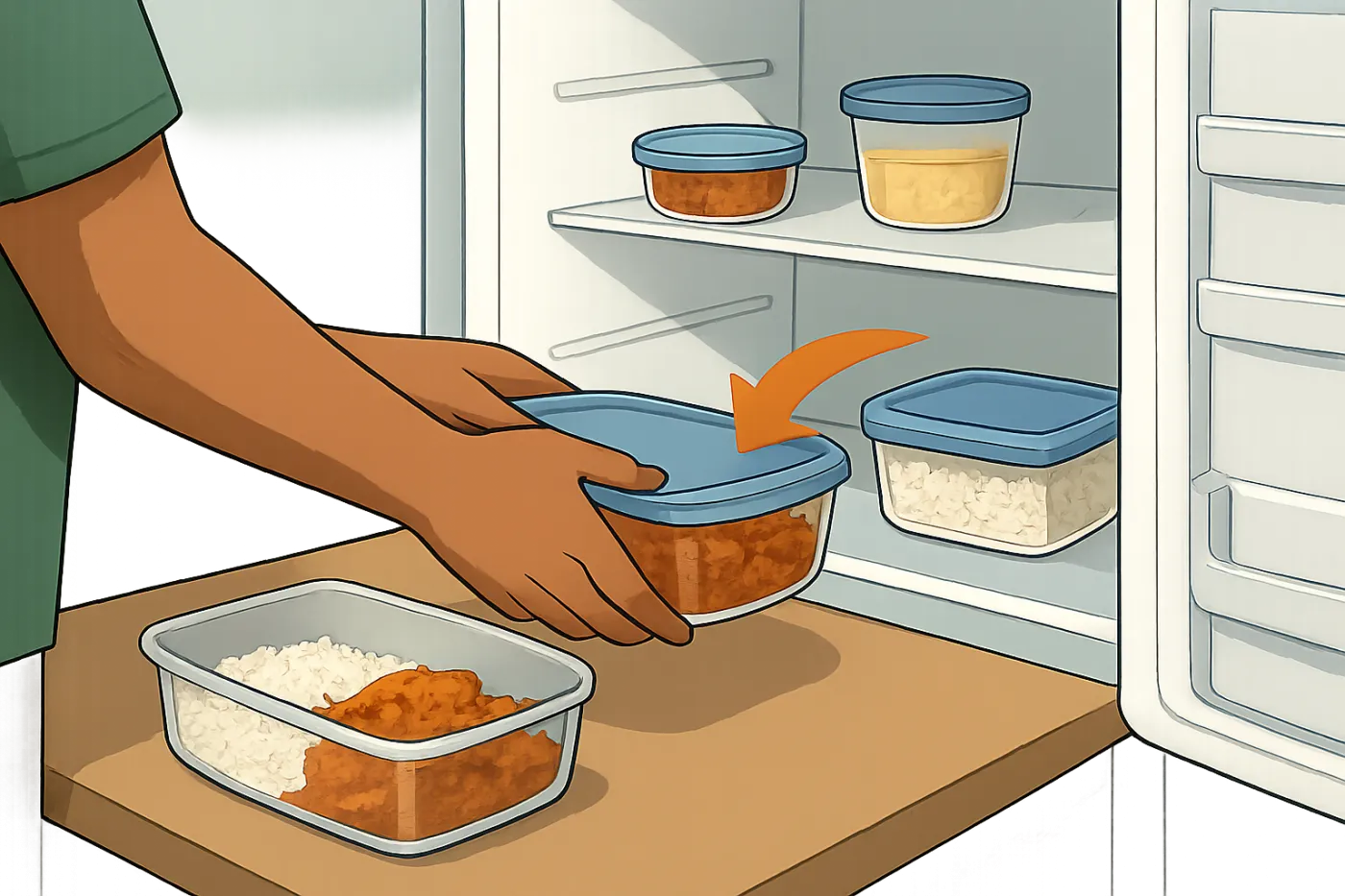 Cuánto tiempo se puede guardar la comida ya cocinada en el refrigerador: ilustración práctica de la guía
