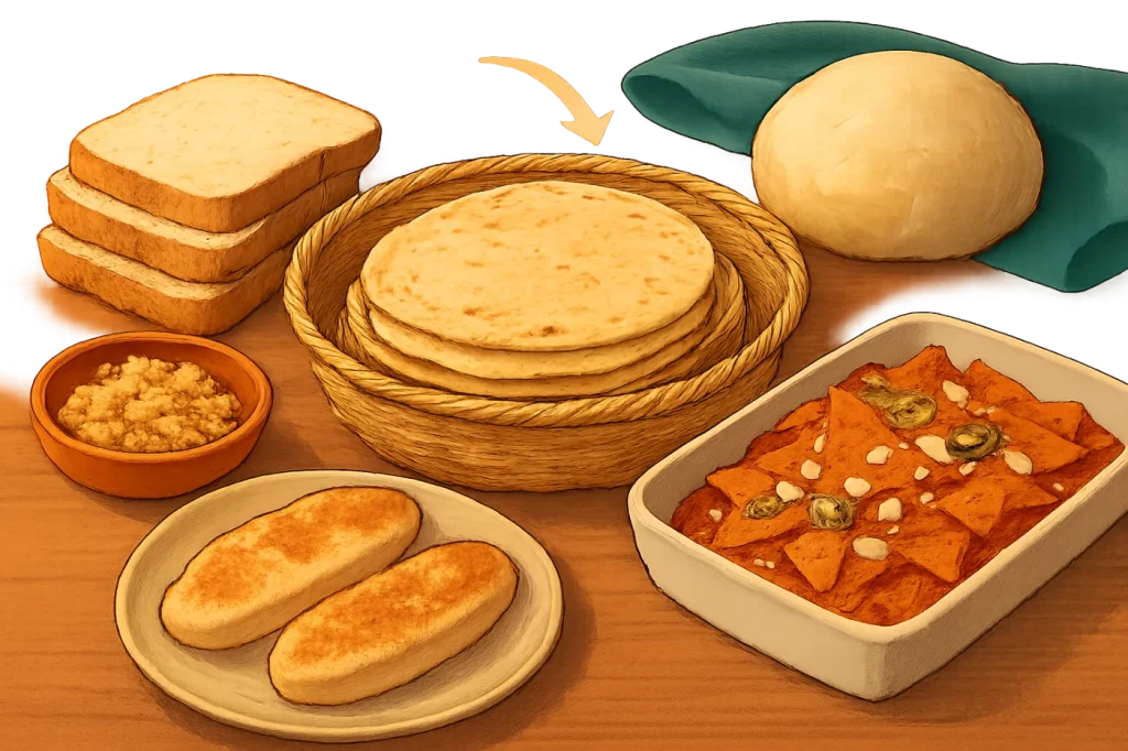Qué hacer con tortillas y pan que sobran: ilustración práctica de la guía